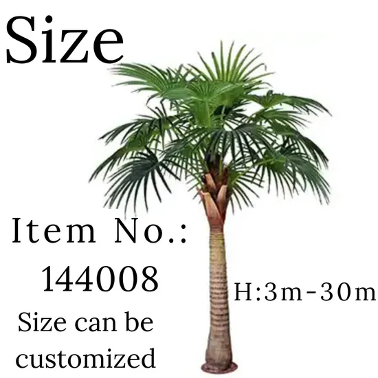 Outdoor Artificial Large Palm Tree Tropical Big Tree Artificial Tree