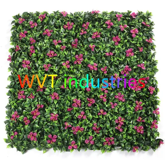 Wvt Artificial Plastic IVY Boxwood Leaf Plant Green Wall Vertical Garden Hedge Covering