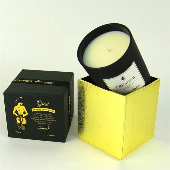 OEM Hand Made Luxury Fragranced Soy Wax Scented Candles with ISO Certification