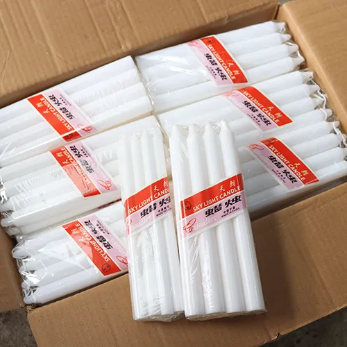 Low Price Smokeless Decorative Clear White Roman Candle Colors and White Candles