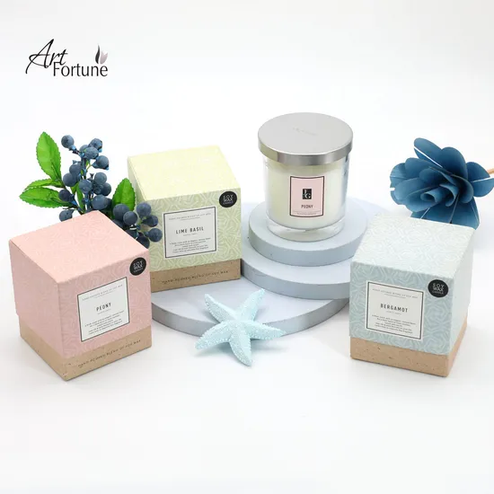 Private Label Chinise Manufacturer 5 Oz Scented Glass Soy Wax Candle for Home Decor