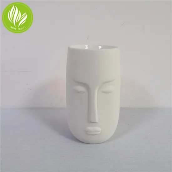 Ceramic Face Oil Burner Fragrance Lamp Home Decoration