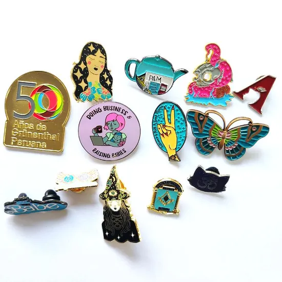 Wholesale Price Customized Enamel Metal Pin Personalized Logo Lapel Pin Badge Promotional Gift