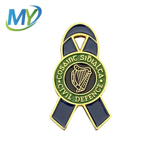 Cheap Custom Aids Soft Enamel Metal Lapel Pin Badge