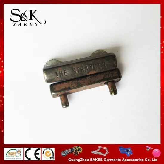 Special Color Metal Alloy Badge with Custom Logo for Garment Use