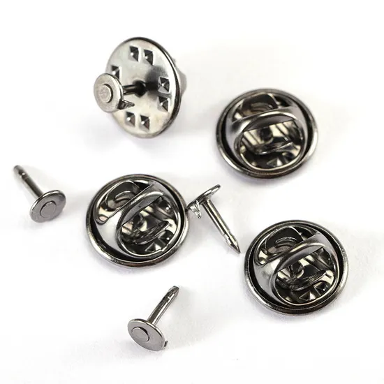 Nice Quality Brass 12mm Butterfly Clutch Pin Back