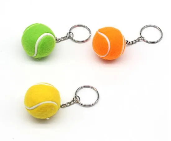 Promotion Tennis Ball Keychain Tennis Keyring