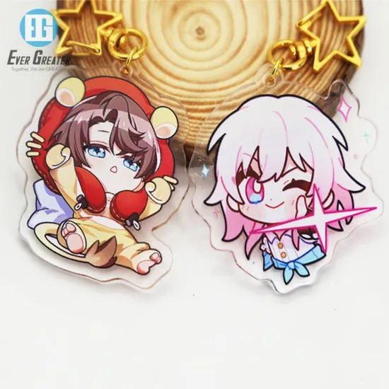 Custom High Quality Cute Acrylic Anime Keychain