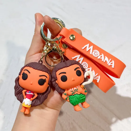 Manufacture Personalized Plastic Cartoon 3D Soft PVC Custom Keychain