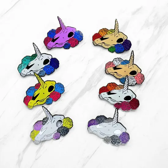 Enamel Pins Terror Eyes Head Lapel Badge Brooches Clothes Collar Pin