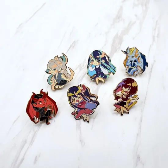 Custom Designer Clothes Brooch Lapel Pin Anime Hat Pin Badges Metal Logo Hard Soft Enamel Pin