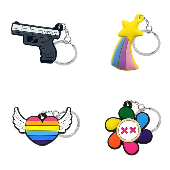 Top Sale Rubber Keychain Custom