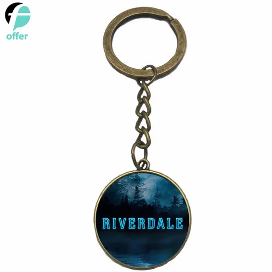 Riverdale Keychains Stainless Steel Hot Movie Printing Keyring