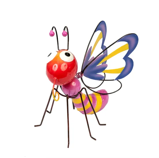 Wholesale Garden Spring Color Shining Metal Insect Home Art Decor