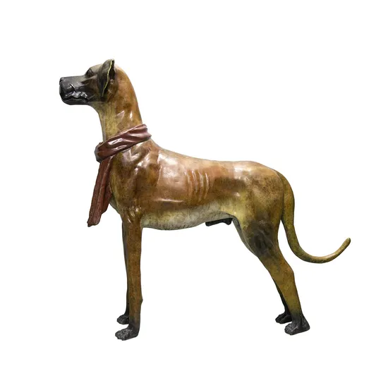 Bronze Animal Dog Creative Animal Park Sculptures Hya-2001