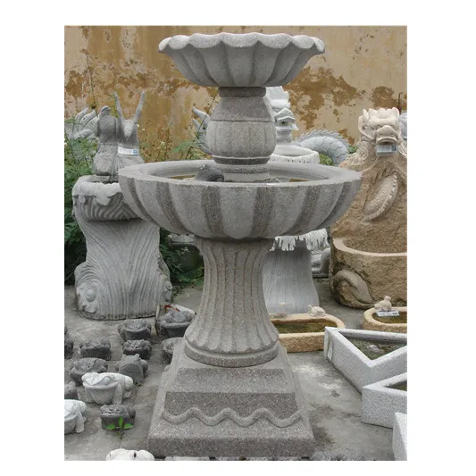 Cheap Outdoor Granite Water Fountain Stone Garden Products Hand Carved