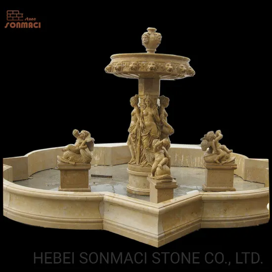 Factory Direct Sale Outdoor Classic Stone Marble Water Fountain