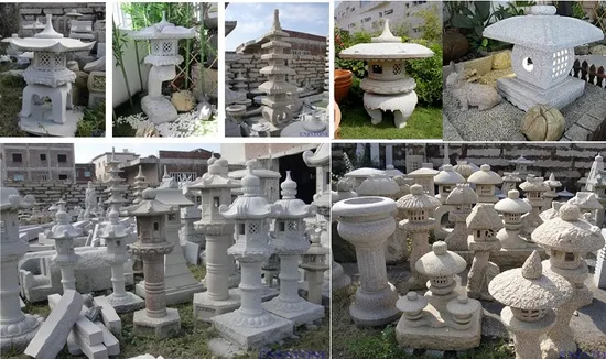 Beautiful Japanese Style Garden Stone Lantern Patio Garnite Lantern
