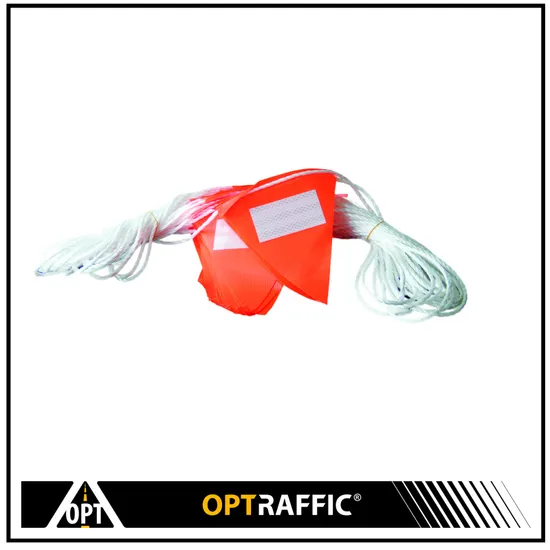 20A 30 Meters Outside Safety Reflective Bunting Flag Line