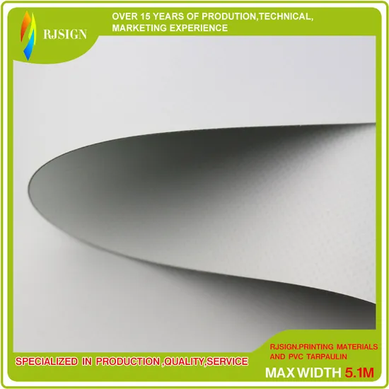 PVC Printing Two Side Can Be Printed White to White Coated Blockout Flex Banner