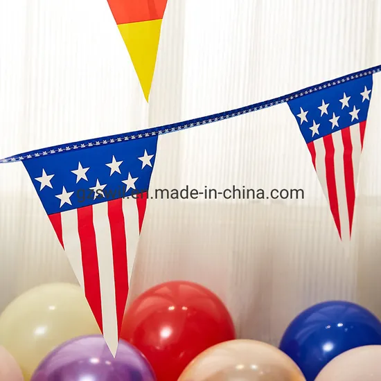 Custom Size All Country Flag String Pennant