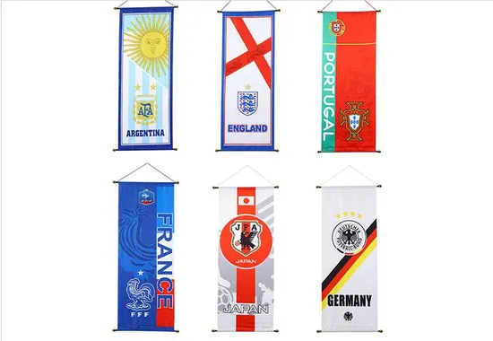 2022 World Cup Qatar The Team Flag Custom Flag Celebrate Flag Poster Decoration