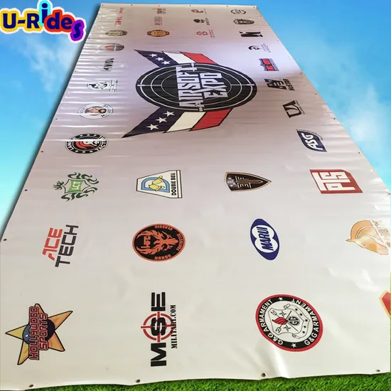 Printed outdoor sign custom PVC roadside banner outdoor advertising vinyl banners