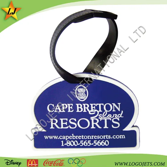 Fashion Customized Rubber Soft PVC Luggage Strap