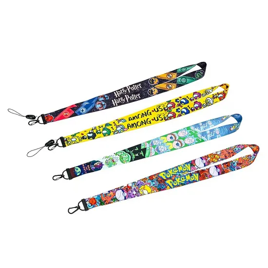 High Quality Factory Direct Sale Screen Printed Logo Neck Strap ID Lanyards