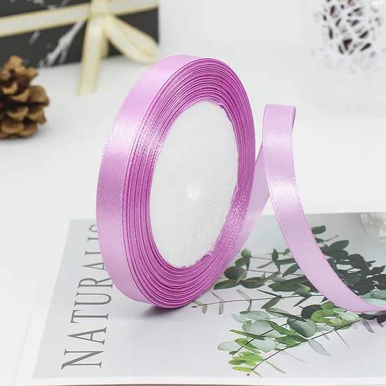 Wholesale Popular Garment Accessories Gift Wrapping Flower Packing Home Decoration Christmas Party Deco Polyester Satin Ribbon