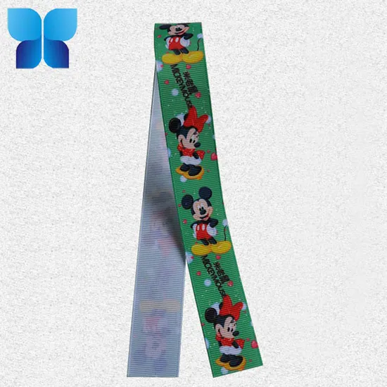 Printed Grosgrain Ribbon for Christmas Gift Packing/Garment Accessories