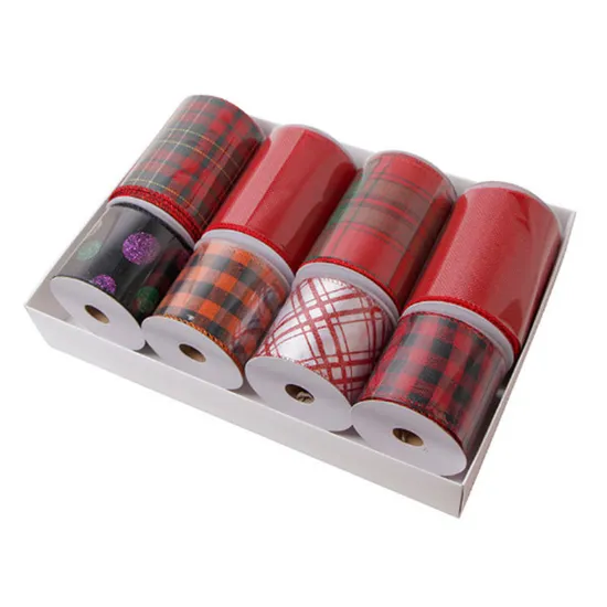 Good Quality Hot Sale Christmas Decoration Ribbon and Tape From China Factory