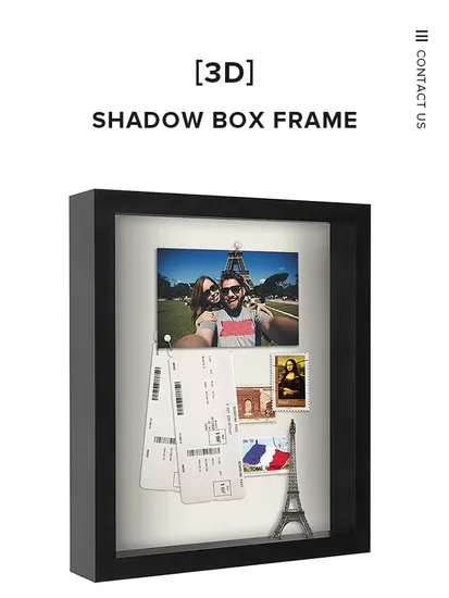 Custom Size Multifunctional Wood Shadow Box Frame