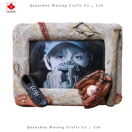 Baseball Base Fans Game Gifts Resin Souvenir 3D Photo Frame