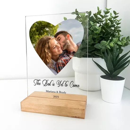 Newest Design Acrylic Photo Frame with Base