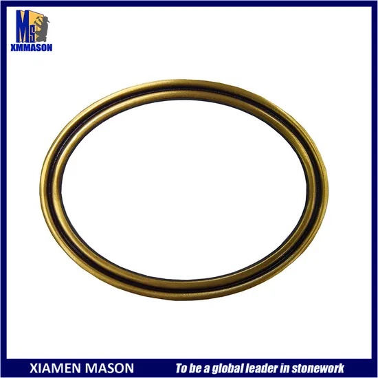 Cheap Price Small Size Round Shape Golden Bronze Frame for Sale