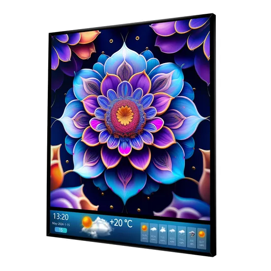 High Color Gamut Nft NFC 35.7 Inch Square LCD Monitor, Digital Photo Picture Frame for Exhibition Hall, Medical Robot, Decoration, Industry
