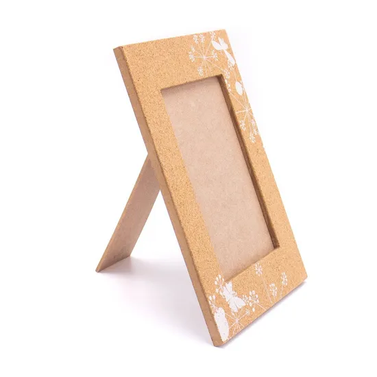 Sustainable Natural Cork Wooden Photo Frame