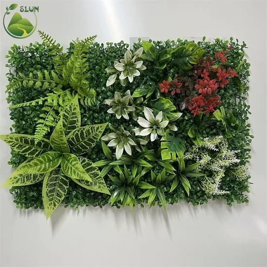 Hot Sale 60*40 Green Planting Wall Background Wall Head Simulation Plant Lawn