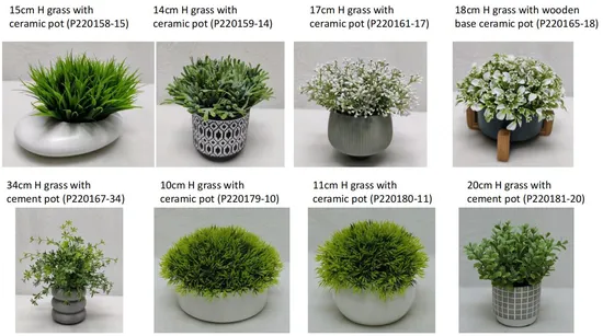 Leaf Bush in Hanging Ceramic Pot 25cm H