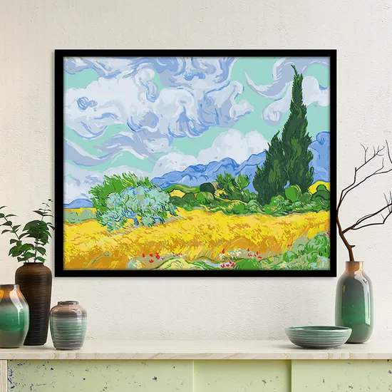 DIY Digital Hand Painted Oil Painting Paint by Numbers