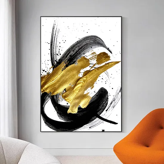 Wall Art Hand Made Landscape Prints Abstract Oil Decorative Waterfall Canvas Painting