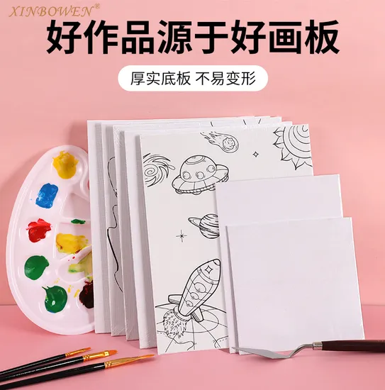 Custom Printed Canvases Blank Canvas Panel Print Board Pack for Painting