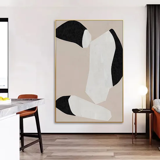 Handmade Abstract Canvas Oil Painting Wall Art - Customized Design