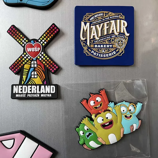 Promotional High Quality Custom Design 3D Soft PVC Rubber Fridge Magnets