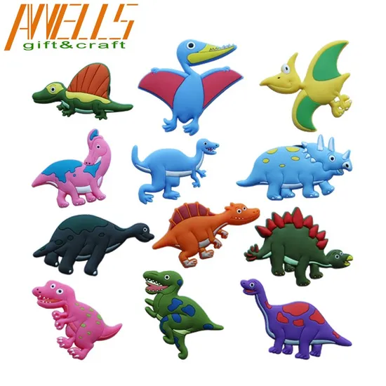 Fridge Magnets Kids Cartoon Zoo Animal Magnetic Toys Toddler 3D PVC Refrigerator Magnets for Whiteboard Baby Magnets