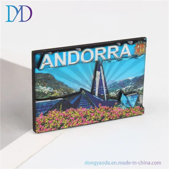 Landscape Refrigerator Stickers Gold Foil Aluminum Foil Refrigerator Stickers Laser Refrigerator Stickers Embossed Silver Foil Paper Magnetic Stickers