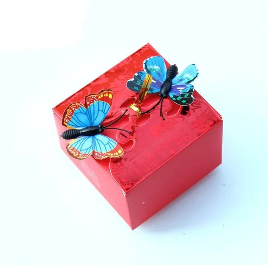 Promotional Beautiful Butterfly Fridge Magnet Double Layer 3D Butterfly Fridge Magnet