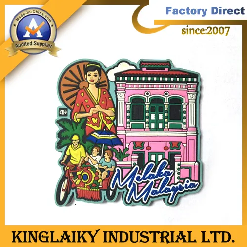 Soft 3D PVC Fridge Magnet Fridge Sticker for Souvenir (FM-3)