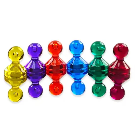 Magnetic Push Pins for Refrigerator Magnets Solid Color Magnetic Thunmtack for Whiteboard